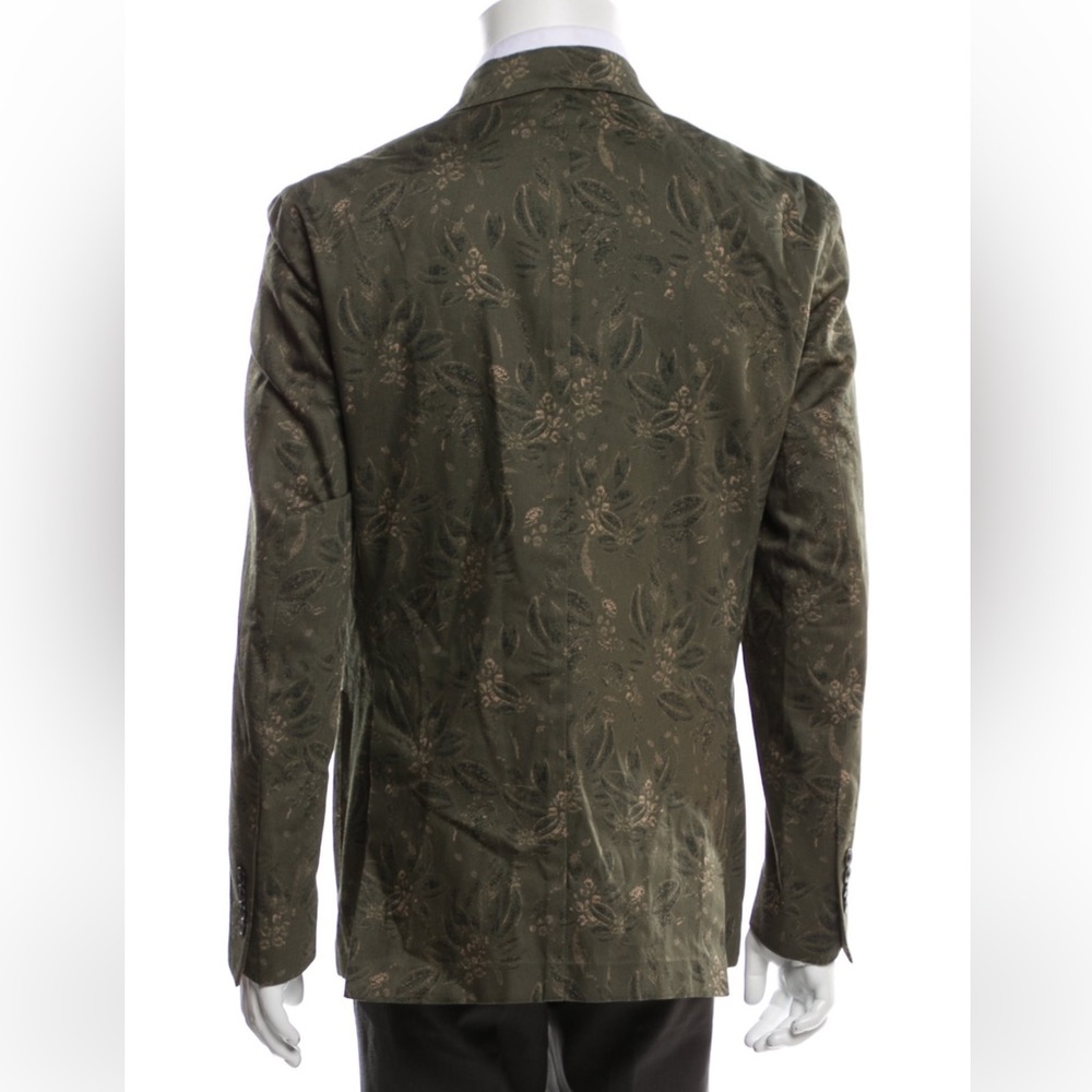 Todd Snyder Green Patterned Blazer - Picture 2 of 15